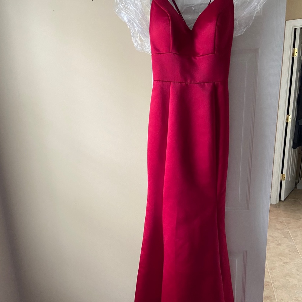 Red prom dress